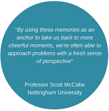 By using these memories a an anchor