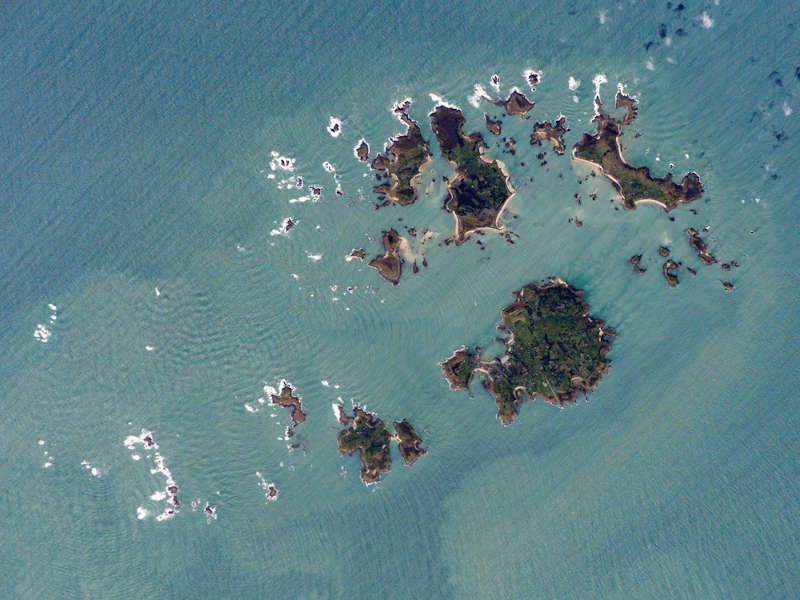 Isles of Scilly, from the International Space Station