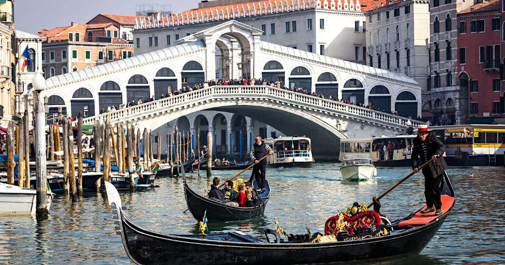 Rialto Bridge on the Grand Canal