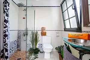 Bathroom with walk-in shower