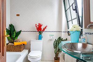Bathroom with bath