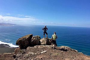 Clifftop walking, Lanzarote