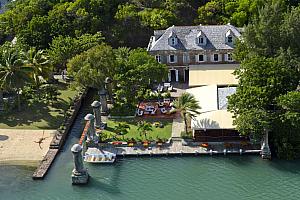 Antigua hotel with private jetty and beach