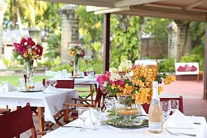 Open air restaurant