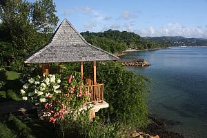 Gazebo by the beach