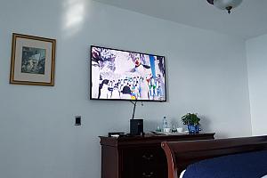 DVD, television, bluetooth