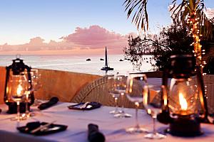 Dinner on the terrace, sea view