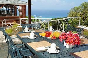 Breakfast with a sea view