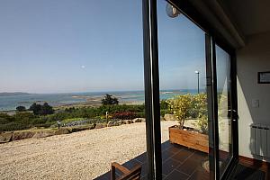 Small hotel with sea view