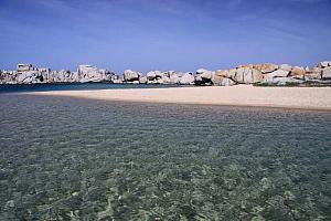 Sandy beach near Bonifacio