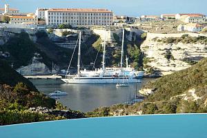 Super-yachts in Bonifacio