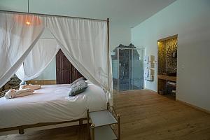 Double room, walk-in shower