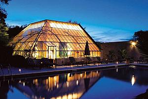 Conservatory and pool