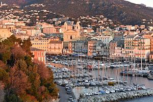 Evening view of Bastia