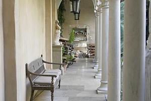 Marble floor, cloister