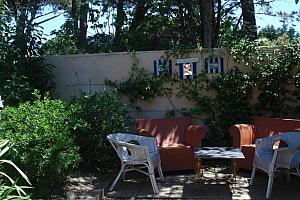 Garden sitting areas