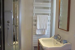 Bathroom with walk-in shower
