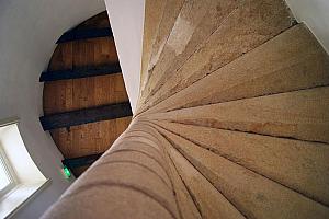 Ancient spiral staircase