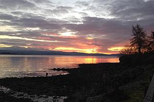 Sunset over Loch Fyne