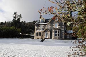 Allt Na Craig House in winter
