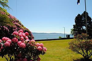 Garden view of Loch Fyne