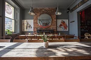 Trendy cafe, Brighton