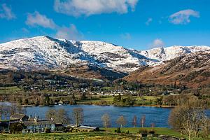 Bank Ground Farm on the edge of Coniston Water
