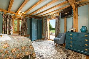 Timber framed double room