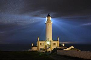 Hotel in a working lighthouse