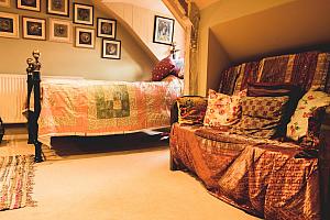 Double bed and single bed