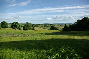 Scottish hotel surrounded by fields