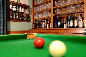 Bar and billiard table