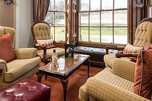 Lounge overlooking the garden