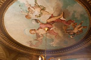 Painted ceiling