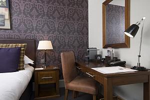 Twin room in Edinburgh hotel