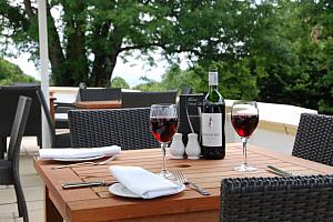 Drinks on the terrace