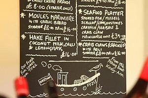Driftwood Brasserie menu