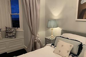 Bay window with sea view