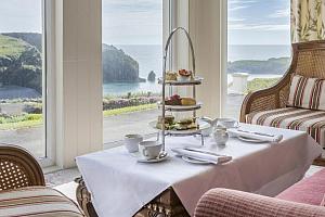 Afternoon tea with a view
