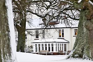 Park House hotel in winter
