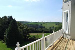 Country hotel view