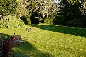 Hotel lawn