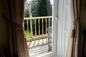 Bedroom with balcony