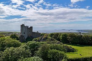 Commanding sea and country views