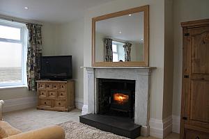 Small hotel overlooking the sea