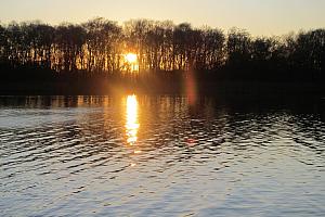 Sunrise over Ormesby Broad