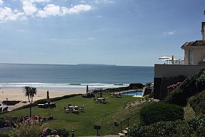 Lundy Island in the distance