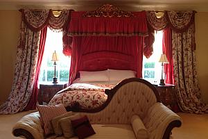 Exuberant curtains and drapes