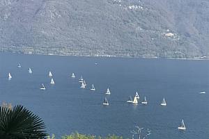 Yacht racing on Lake Maggiore