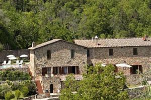 Small country hotel in the Tuscan hills